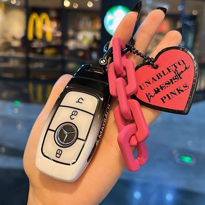 Suitable for Mercedes-Benz Maybach Key Cover G63/Gls New S-Class S480 Car S600 Bag S580 Buckle S560 Shell S450