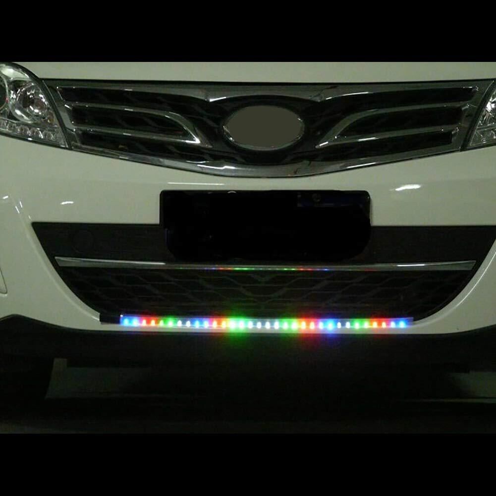 Colorido LED trueno Caballero luz 12V coche medio neto luz 5050/48SMD luz de exploración RGB Luz de respiración image 3