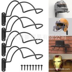 クロスボーダー壁掛け式物置展示棚オートバイのヘルメットのスタンドのフックはホッケー馬術の野球の帽子のスタンドに適しています。