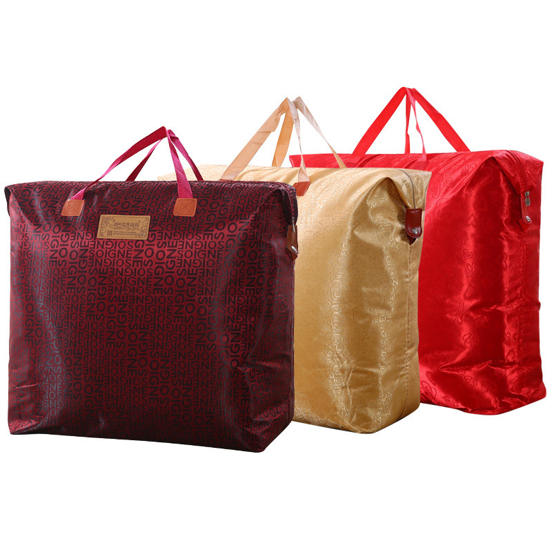 Oxford cloth waterproof clothes cotton quilt storage bag duffel bag travel handbag moving bag packing bag wedding bag