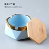 Factory wholesale Nordic ceramic hexagonal ashtray Creative Personality Fashion Home Office trendy ashtray