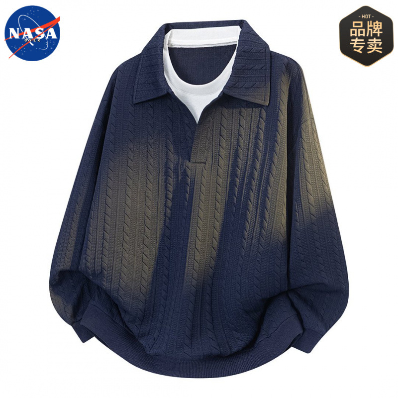 Navy blue [high quality sweatshirt]