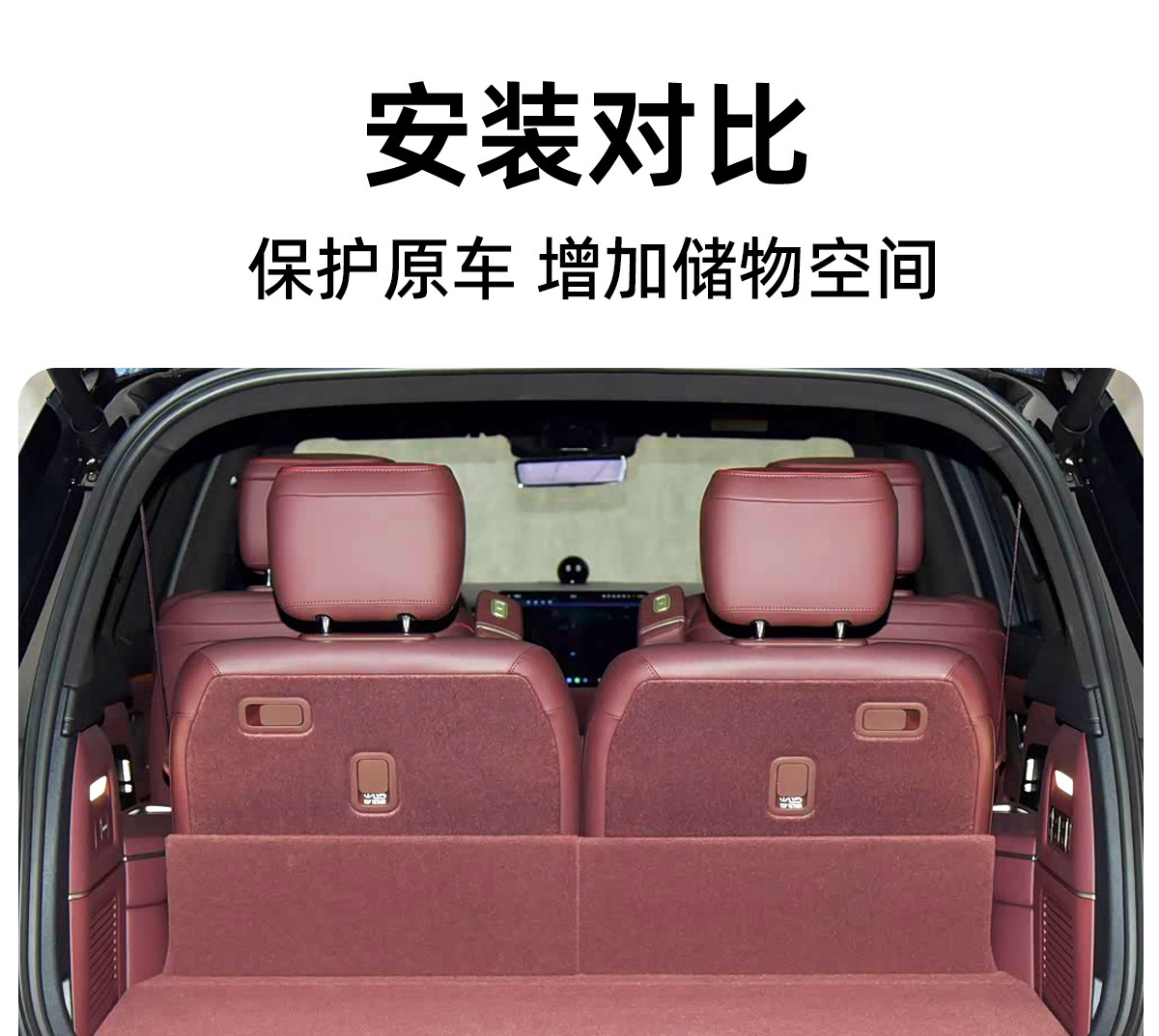 Suitable for 26 Models of Nio Es8 Trunk Mats, Full Surround Decoration, Seat Backrest, Trunk Mat, Car Accessories, Decorations