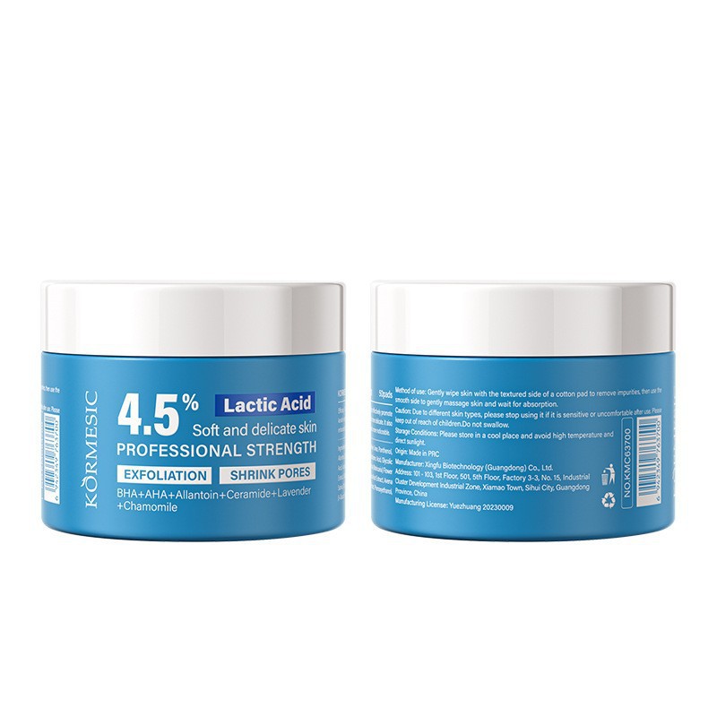 Almohadillas Limpiadoras Exfoliantes Faciales de Algodón para Cuidado Facial
