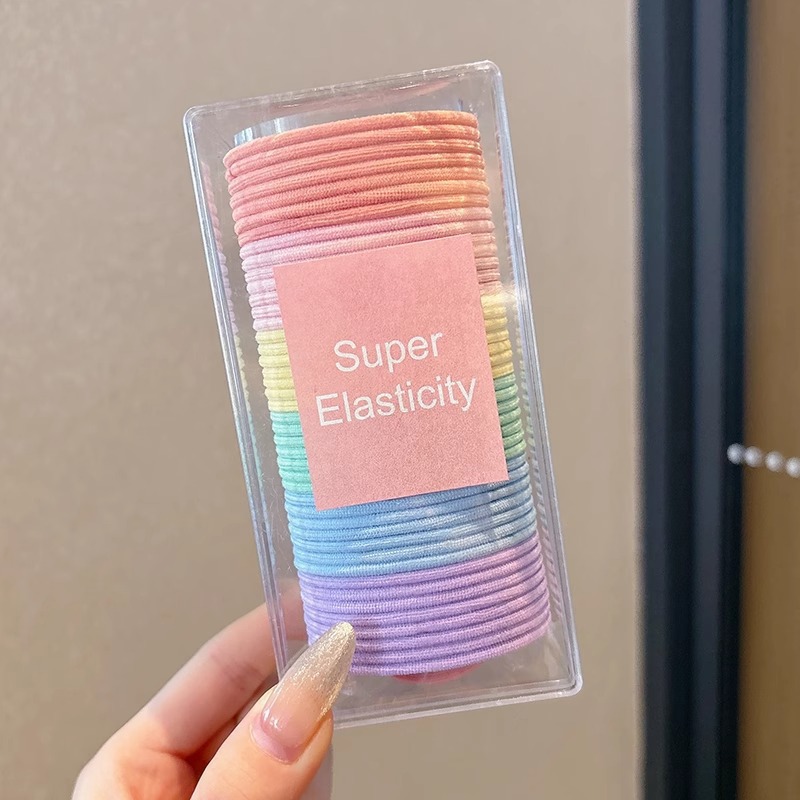 Correa curry para mujeres cuerdas de cabeza de cola de caballo alta anillo de cabello duradero verano 2025 nuevo cabello de alta elasticidad para adultos