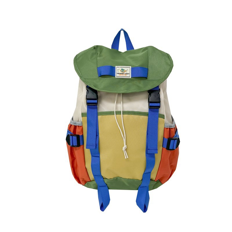 Mochila coreana de moda para niños y niñas, estilo occidental, mochila escolar de escuela primaria de gran capacidad, mochila para niños con cordón de moda nueva