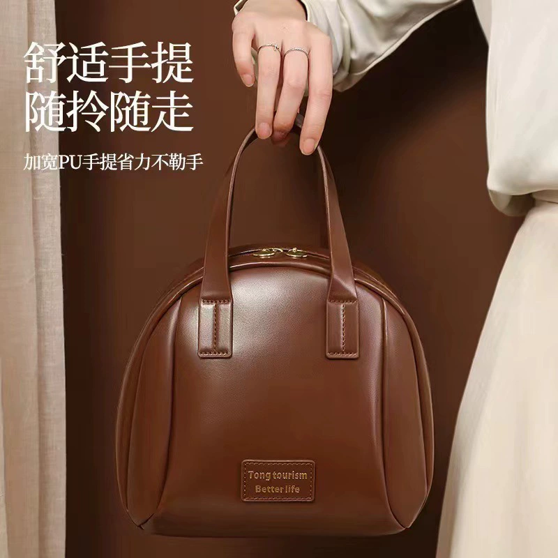 Популярная косметичка Maillard в виде ракушки, водонепроницаемая сумка из искусственной кожи большой емкости, сумка для хранения косметических туалетных принадлежностей