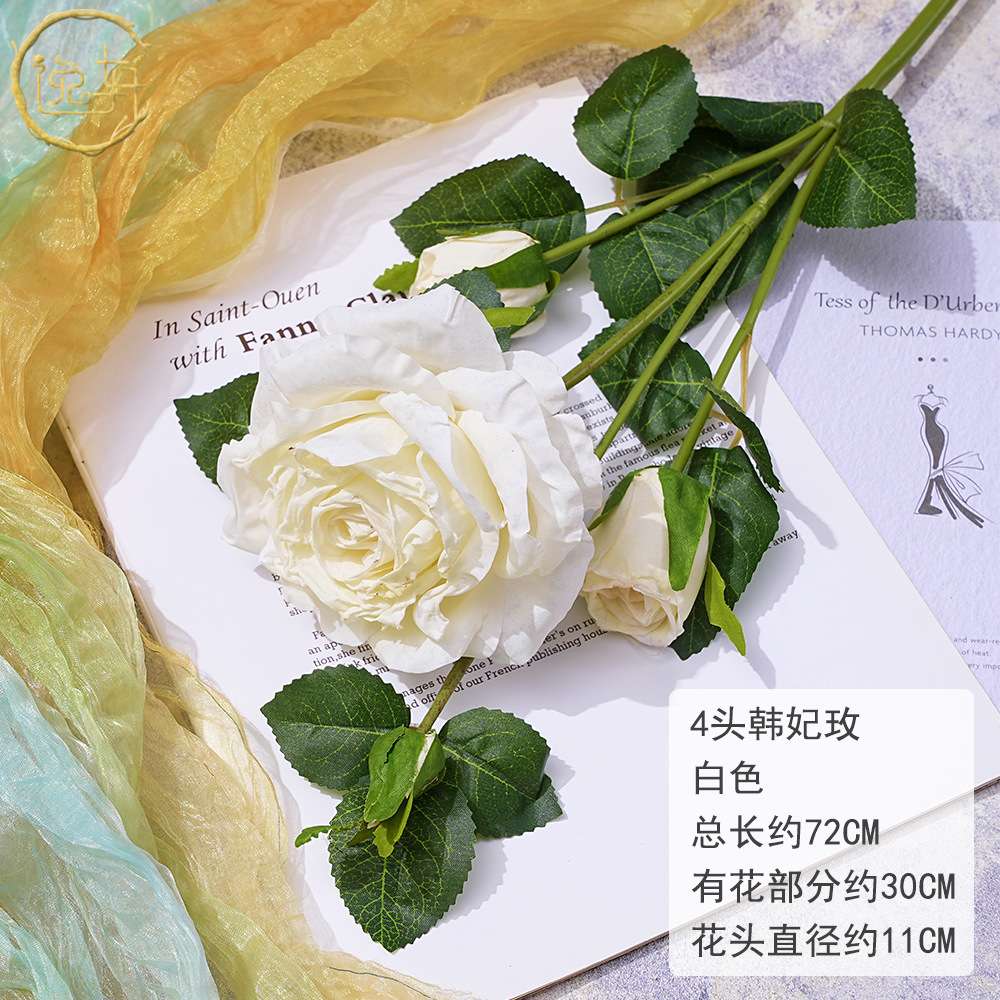 MWL-4 หัว Han Fei Rose - สีขาว
