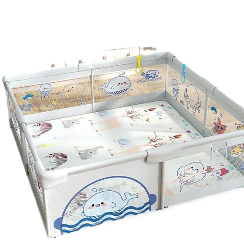 Comercio exterior juego valla bebé interior casa bebé piso niños gateando estera fábrica al por mayor pelo liso