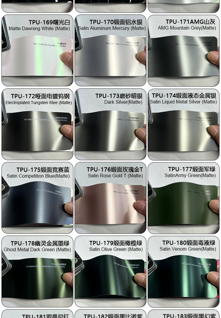 Factory Direct Sales Self-Healing Paint Protective Film Full Roll Ppf Full Body Film Tpu Car Clothing Car Color Changing Film