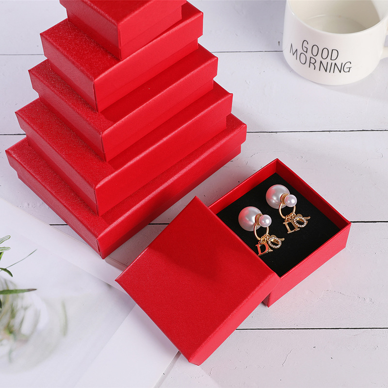 17g Weight Jewelry Boxes Classification 1 Piece Quantity Daily Occasion Solid Color Pattern Fashion Style 1 Piece Fashion Solid Color Paper Jewelry Boxes 2