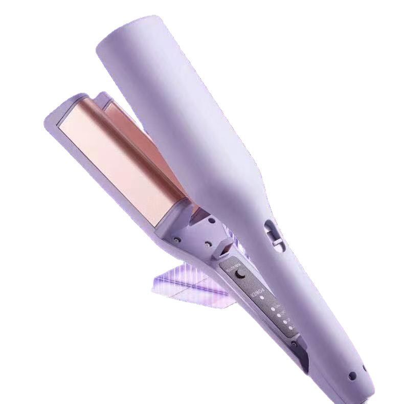 エッグロールヘアアイロン 32mm 大型カール ケーキウールプレスプレート ショートヘア ウォーターウェーブ 長持ちスタイリング 髪を傷めず、ヘアケアを実現|undefined