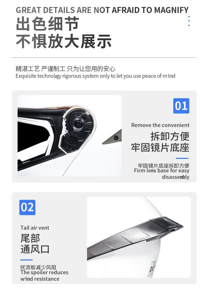 New 3C certified Orz motorcycle helmet for men and women, Bluetooth open-face helmet with dual visors, full-face helmet for motorcycle touring, suitable for all seasons