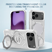 适用于iPhone17防摔手机壳歼20磁吸支架苹果16气囊防摔手机保护套