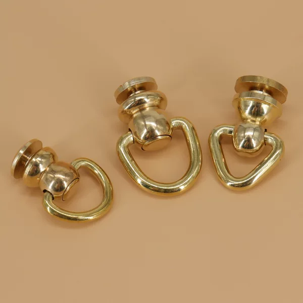 Factory Direct Sales Brass Monk Head Pure Copper Rotating Monk Head Luggage Hardware Accessories Complete Specifications Wholesale