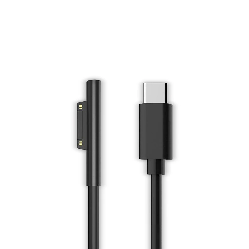 PD кабель Type-C для быстрой зарядки Surface 15V-3A, магнитный кабель для Microsoft Surface Pro 6/5/4