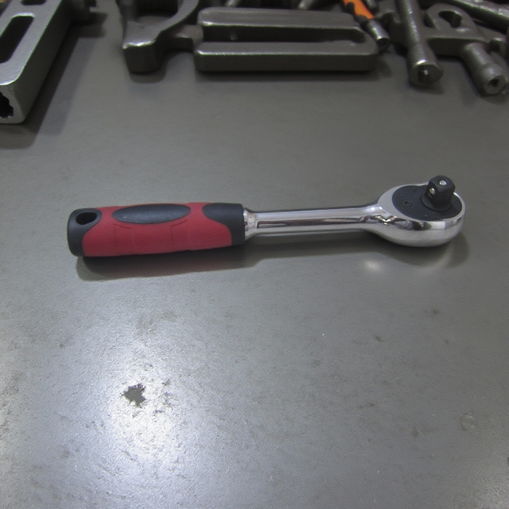 工业级防滑高扭矩棘轮扳手3/8英寸驱动72齿快速脱落棘轮扳手