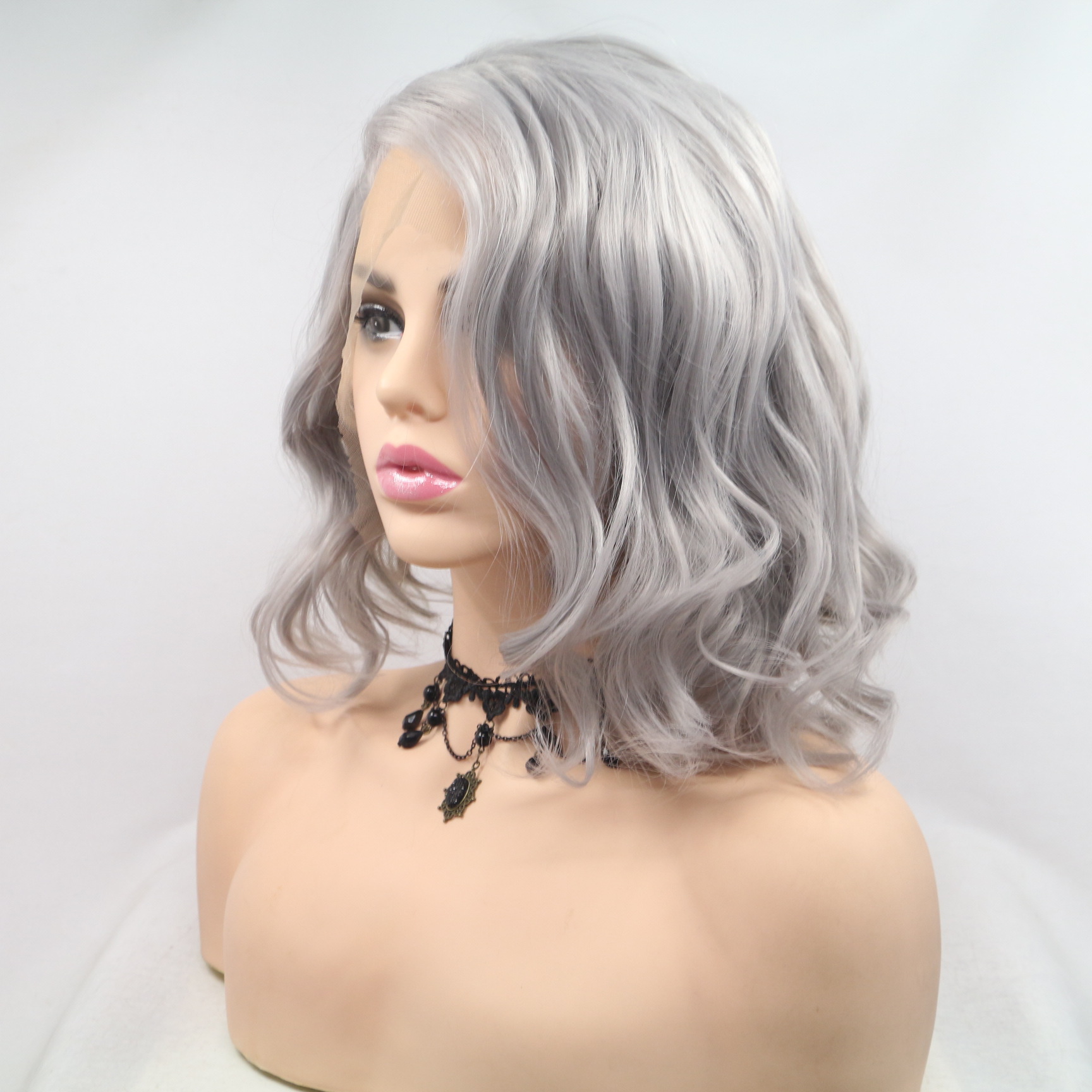 Europa y los Estados Unidos NEWLOOK pelucón de encaje corto moda transfronteriza