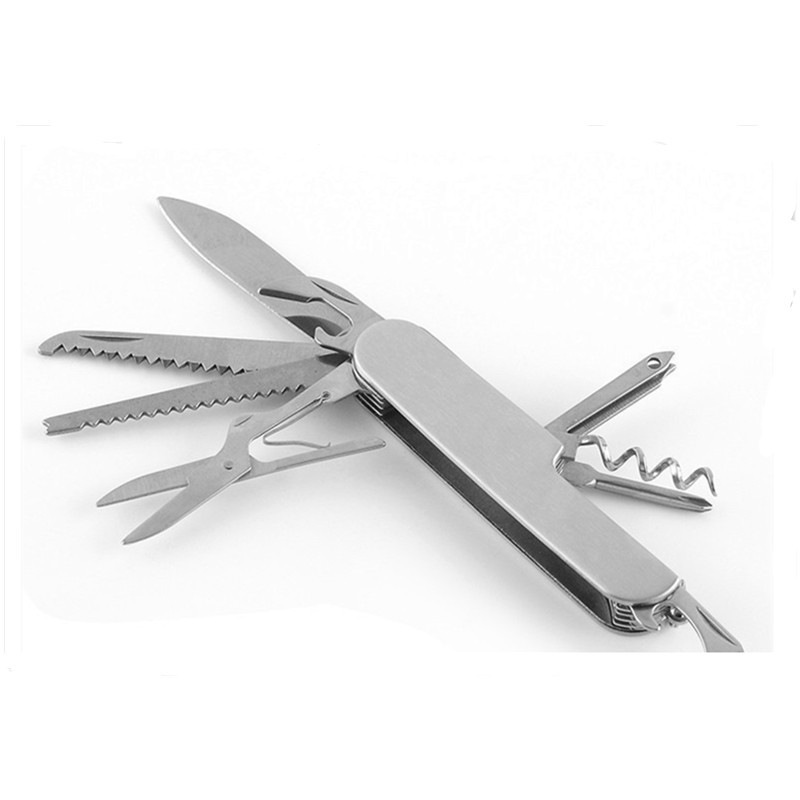 供应多功能不锈钢军刀折叠小刀户外野营平壳11开小刀