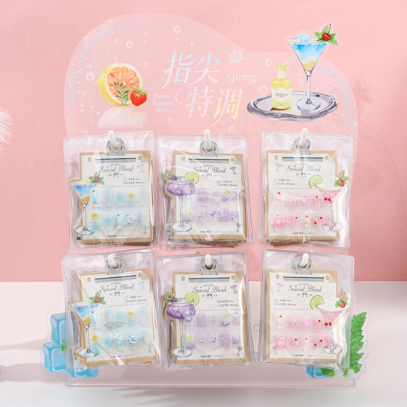 Snap-Finger Girl's Heart-Pounding Sweet Series of Special-Edition Fingertip Nail Art Stickers and Nail Decorations Wholesale Snap-Finger Girl's Heart-Pounding Sweet Series of Special-Edition Fingertip Nail Art Stickers and Nail Decorations Wholesale