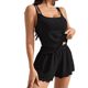New Water Soluble Jacquard Fashion Casual Shorts Sling Cross-border Europe and America Amazon Hot Selling Women's Pajamas Home Clothes