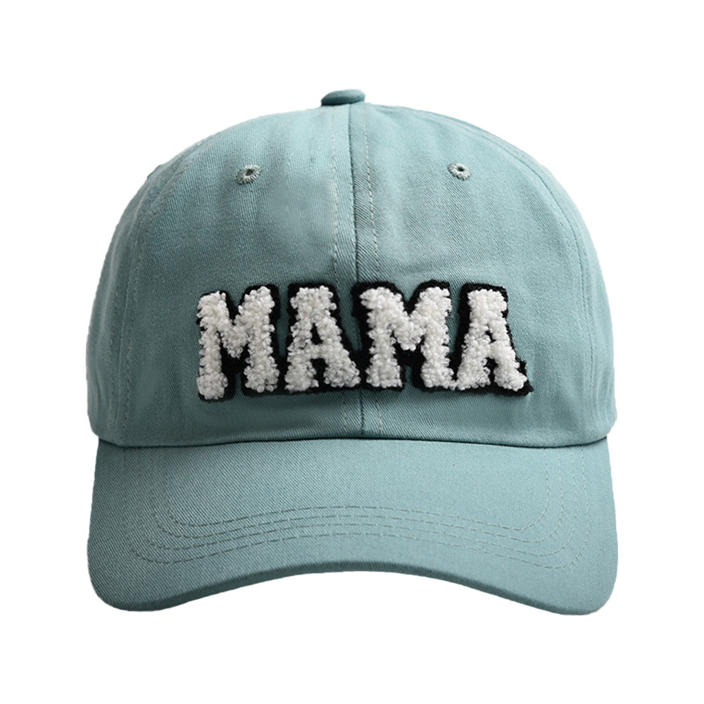 Cotton Material Mother'S Day Festival Letter Pattern Women's Fashion Mama Letter Embroidery Curved Eaves Baseball Cap