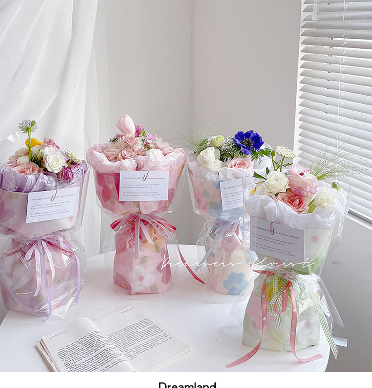 250g Weight Gift Wrapping Supplies Event & Party Supplies Cute Sweet Flower Paper Date Festival Gift Wrapping Supplies Party Supplies Gift Wrapping Supplies 1 Set