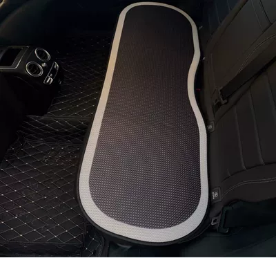 Other Automotive Interior Supplies, Cotton Five-seat Universal New Promotional - honeycomb-black-white-contrast-rear