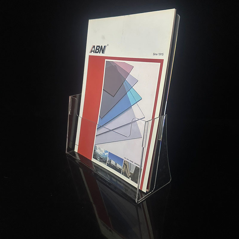 Acrylic Crystal Transparent Brochure Display Stand Brochure Information File Storage File Box Display Stand Acrylic Crystal Transparent Brochure Display Stand Brochure Information File Storage File Box Display Stand