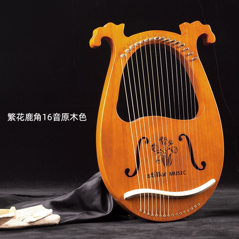 19-String lyre piano portátil 16-String small HARP principiante auto-Estudio 10-String lyre piano lyre instrumento musical