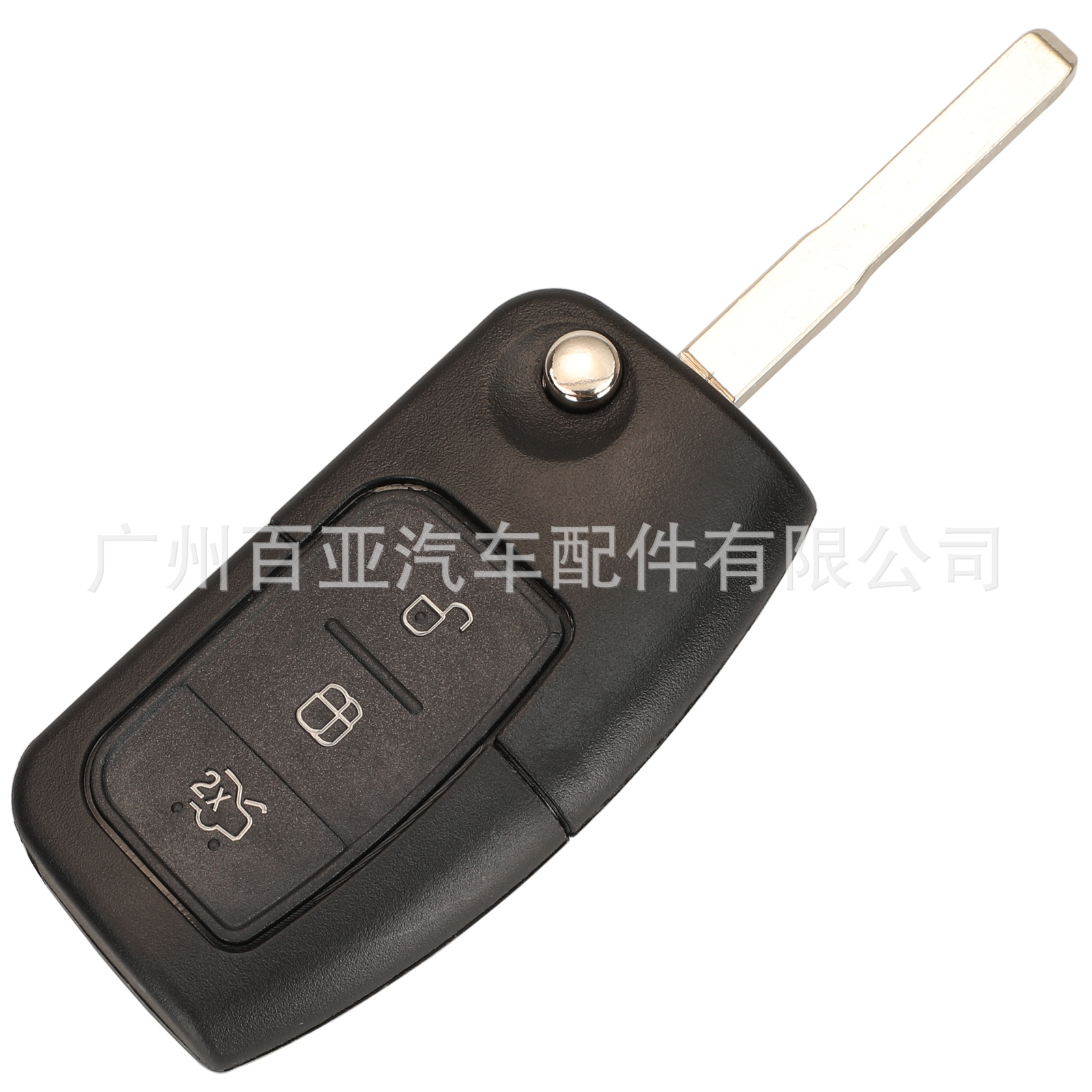 Suitable for 3-key Ford folding remote control car key ASK 433MHz 4D60/4D63 chip