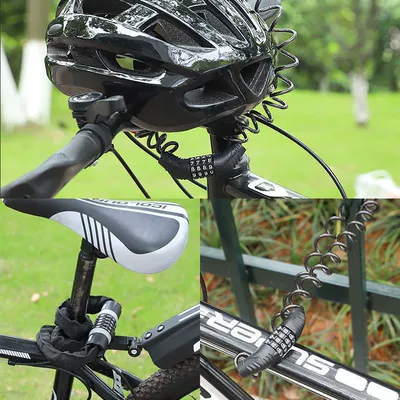 Retractable Password Lock, Helmet lock
