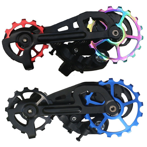 Cross-border new product mountain bike ceramic rear derailleur guide wheel aluminum alloy transmission accessories 11T-16T