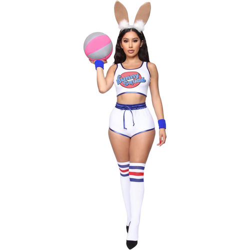 Cross-border women's basketball and football exhibition tops and shorts headwear set of three cheerleader cheerleading performance costumes