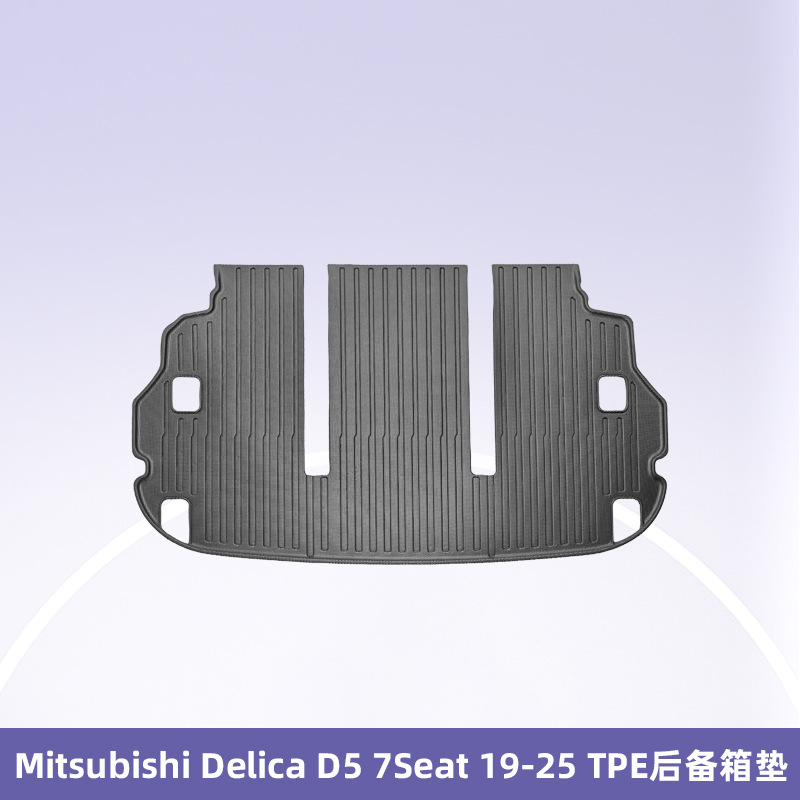 Para Mitsubishi Delica D5 7 asientos 2019 - 2025 timón derecho 3D todo el tiempo almohadilla de pie TPE