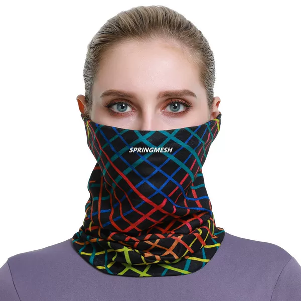 Outdoor sun protection and UV protection face mask for men and women, breathable neck protector, cycling neck gaiter, seamless magic headscarf