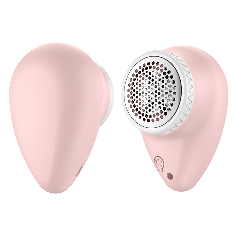 R7 물방울 충전식 - 핑크 [원터치 시작 + 6중 스틸 칼날 + 강력한 회전 속도]