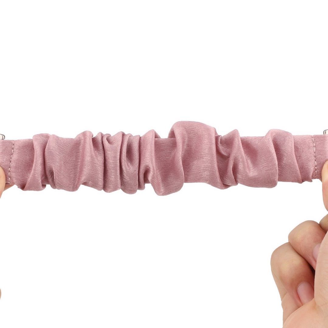 Adecuado para Fitbit Versa3 correa de intestino grueso poliéster elástico tela impresa banda de pelo correa elástica