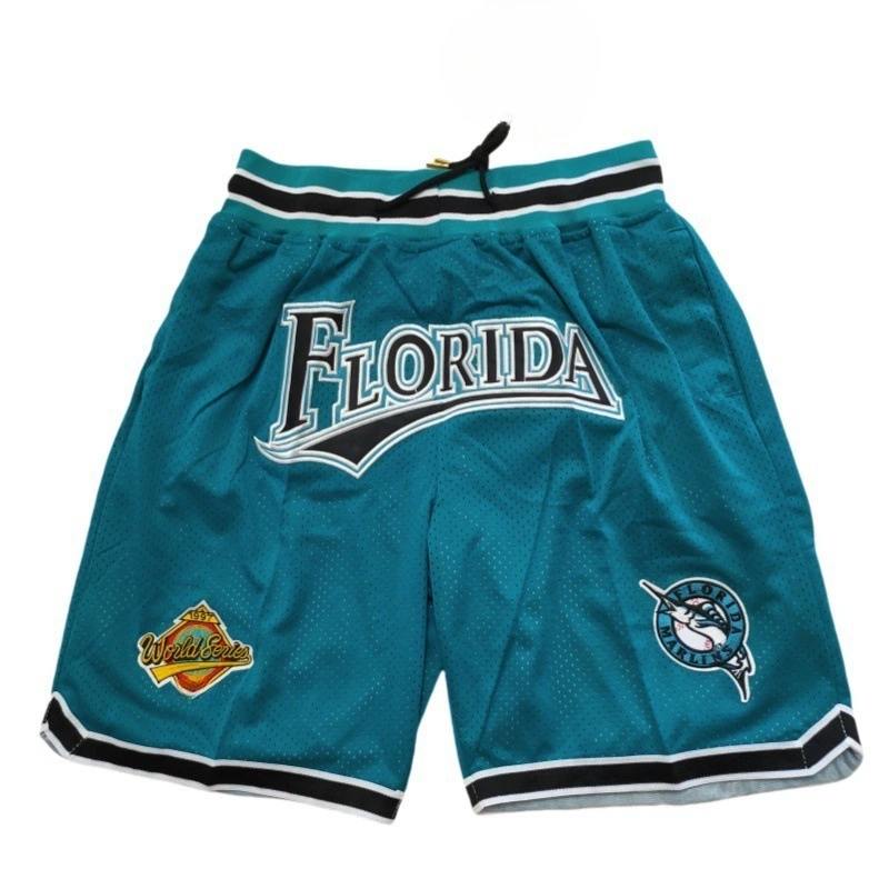 Шорты (JD) в стиле MLB/NFL, с вышитыми логотипами, лёгкие и дышащие, S–XXL