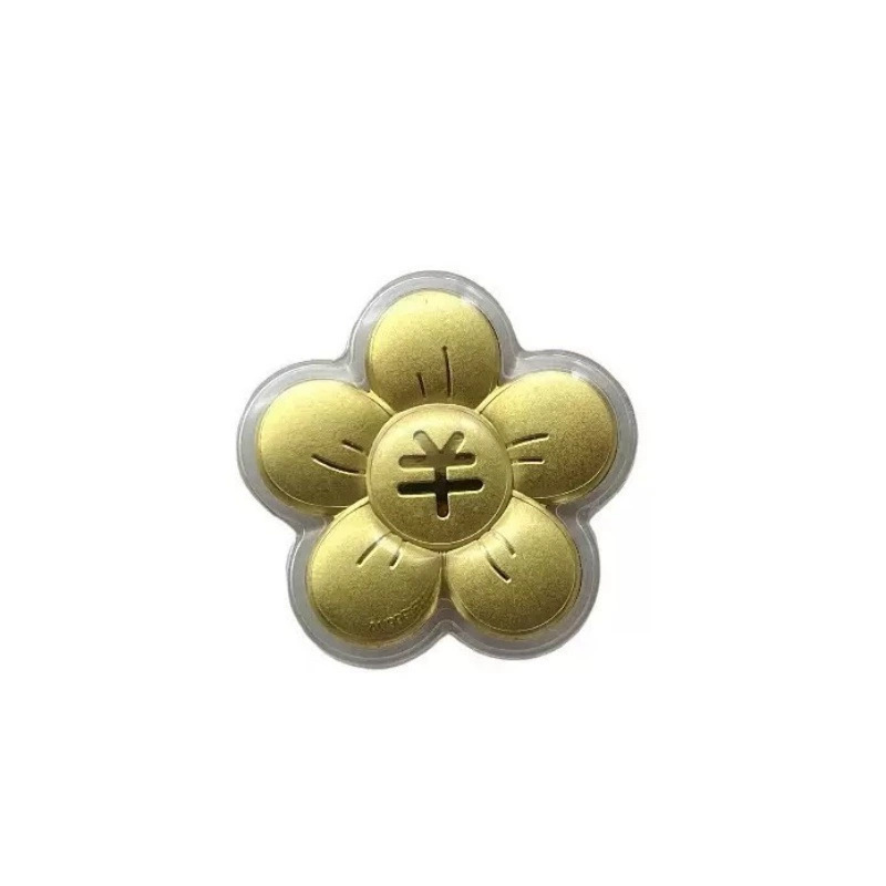 純金 999 お金と桃の花純金セット水貝ゴールド装飾品クリエイティブギフトガールフレンドギフト卸売|undefined