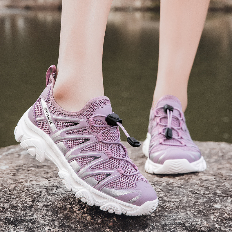 2024 verano nuevo deportes casuales transpirables de moda malla pareja zapatos de senderismo image 5