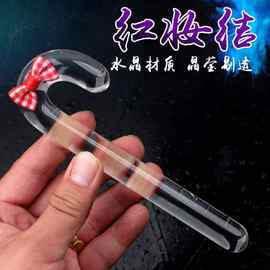 蝴蝶结水晶情趣棒女性自慰阳具后庭拉珠肛门性用品用异形情趣肛塞