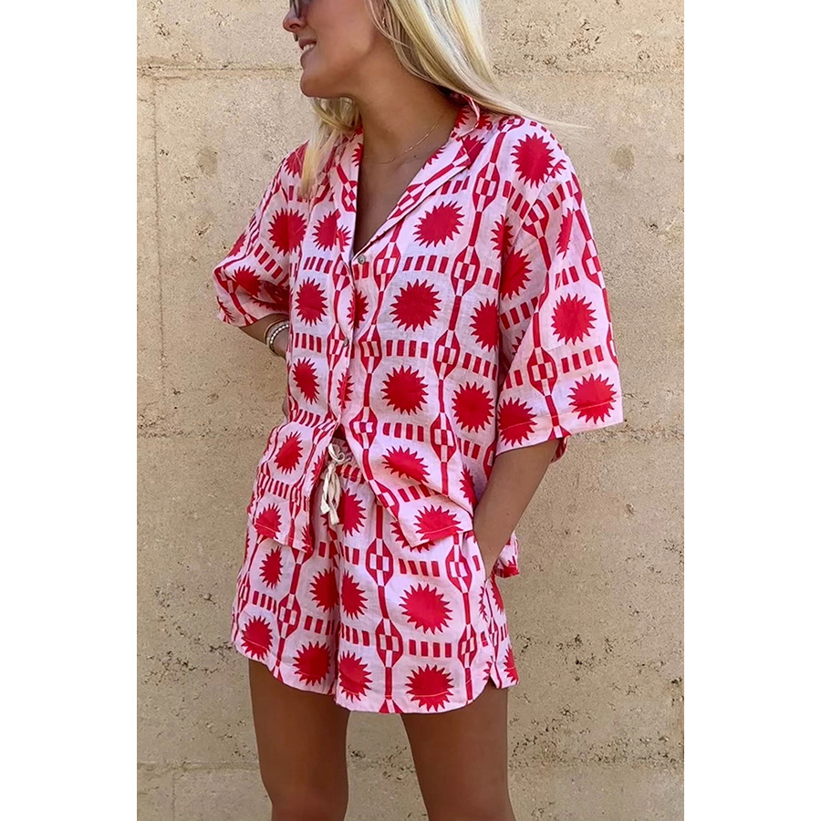 Women’s Polo Collar Two Piece Set Preview