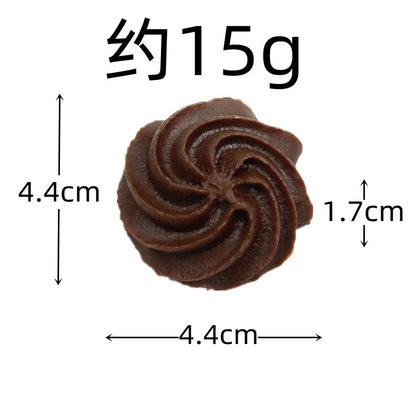 Simulación juguetes de comida galletas falsas PVC galleta modelo decoración personalizada tiro taoísta sombra estudiante creativo pequeño regalo