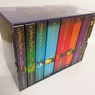 Harry Potter Harry Potter and the Philosopher's Stone 1-8 Boxed English Novels for Middle School Students Extracurricular Reading