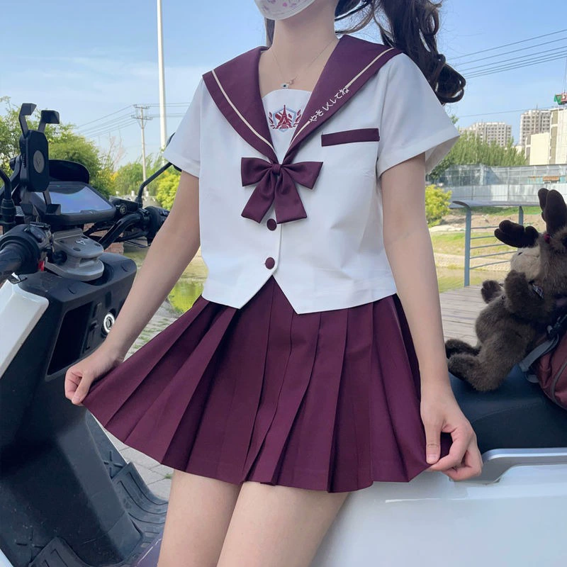 Японская оригинальная jk униформа [Городской силуэт] Плохая девушка стиль православный костюм для моряков