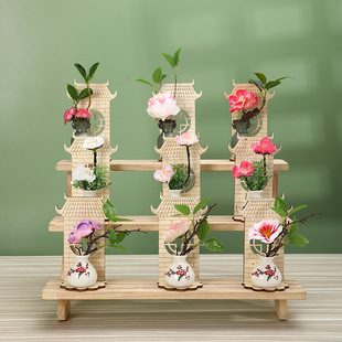 Hotel Artistic Conception Cold Dish Plate Decoration Catering Sushi Sashimi Plate Decoration Flowers and Plants Decoration Flower Creative Small Ornaments