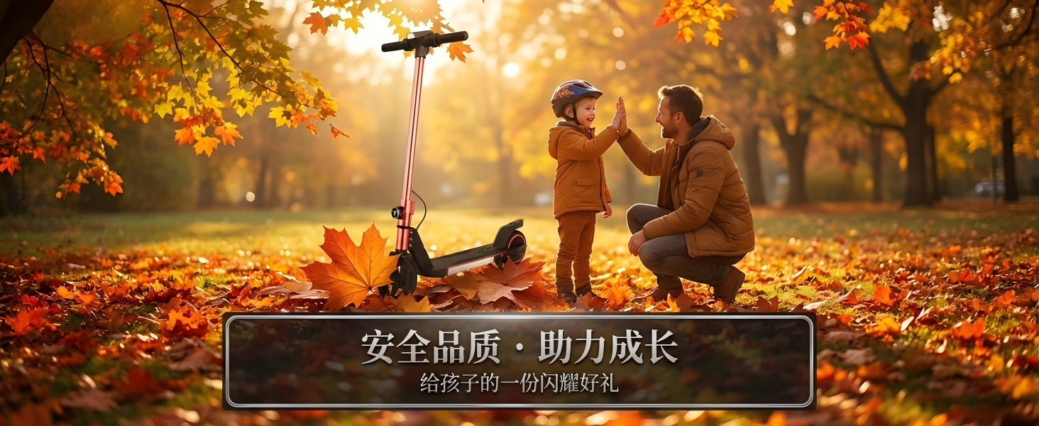 Rideker Cross-Border Two-Wheeled Children's Electric Scooter Rechargeable Model 6.3inch Portable Small Folding Children's Scooter Factory