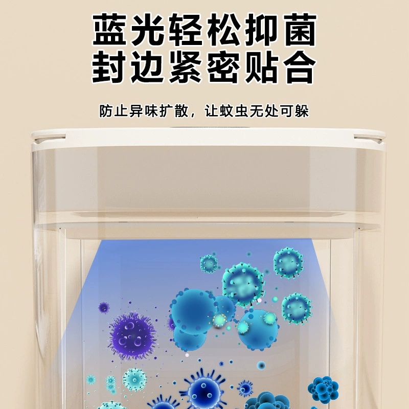 Smart induction garbage can, capacious waterproof cover for living room