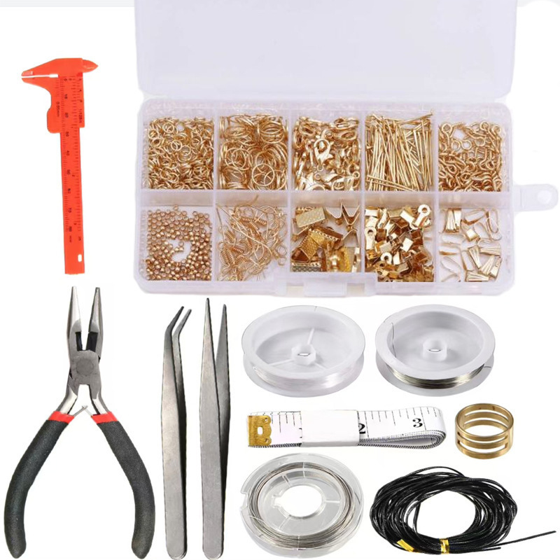 Amazon ジュエリーの作成と修理の組み合わせセット DIY ジュエリー アクセサリー ロブスター クラスプ オープン リング クリップ クラスプ|undefined